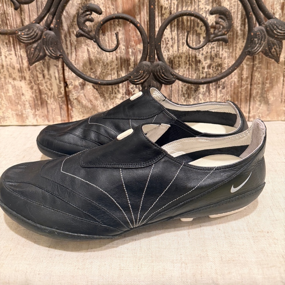 Leather Nike City Knife - vintage fashion grunge tabi 2003 sz 7